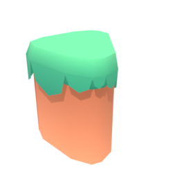 Block Grass Corner Overhang